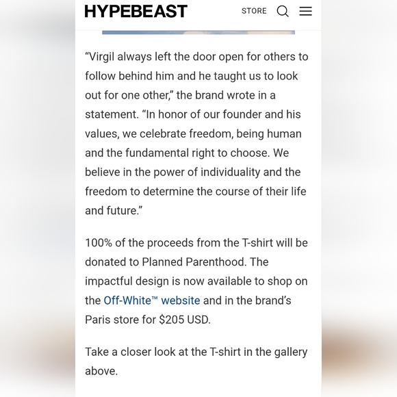 Virgil Abloh Off White collaboration t-shirt sz small - Picture 7 of 7